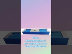 कार सस्पेंशन परीक्षणबेंच के कैलिब्रेशन का वीडियो प्रदर्शन