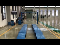 3 डी पहिया संरेखक + कैंची लिफ्ट + डबल प्लेट साइड स्लिप + अक्ष भार परीक्षक + ब्रेक रो के साथ वास्तविक मामला