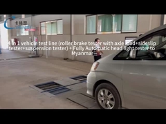 म्यांमार के लिए कार्टेसिक्ज 4 इन 1 वाहन परीक्षण लाइन