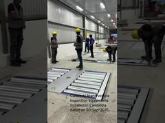 कंबोडिया में फोर्ड सीकेडी असेंबली प्लांट केस फ्री रोलर्स ब्रेक रोलर परीक्षक डुअल प्लेट्स साइड स्लिप स्पीड