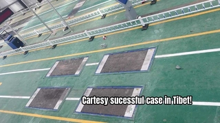 तिब्बत लीवुकी शहर का मामला! कार्टेसी ने हाई में व्यापक वाहन निरीक्षण लाइन सफलतापूर्वक स्थापित की