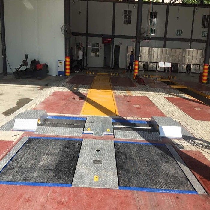 Cartesy 10t लोड CTCH-10 ट्रक और कारों के लिए वाहन निरीक्षण उपकरण के लिए वाहन साइड स्लिप परीक्षक