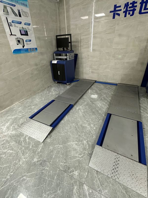 कार टेस्ट लाइन वाहन निरीक्षण उपकरण ब्रेक बल का परीक्षण करें 4CTPB-3-4 अल्ट्रा फ्लैट प्लेट ब्रेक परीक्षक