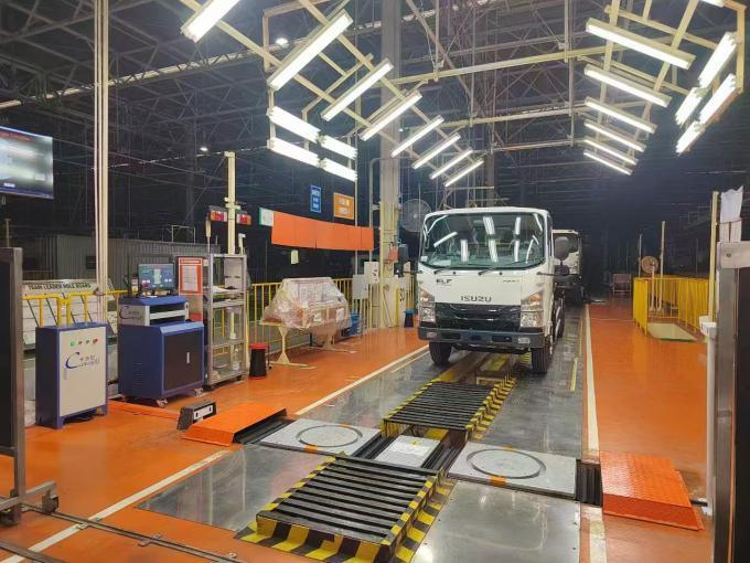 CTZJ-15 ट्रक वाहन स्टीयरिंग कोण लोड परीक्षक 15T टच स्क्रीन के साथ एलसीडी नियंत्रण उपकरण के साथ