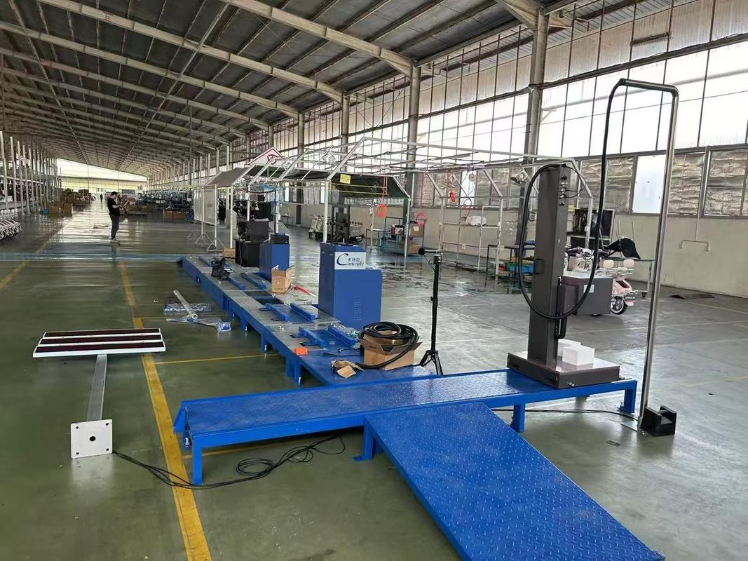 CTMT-300 दो पहियों के लिए मोटरसाइकिल (EV) परीक्षक मोटरसाइकिल सुरक्षा प्रदर्शन परीक्षण लाइन