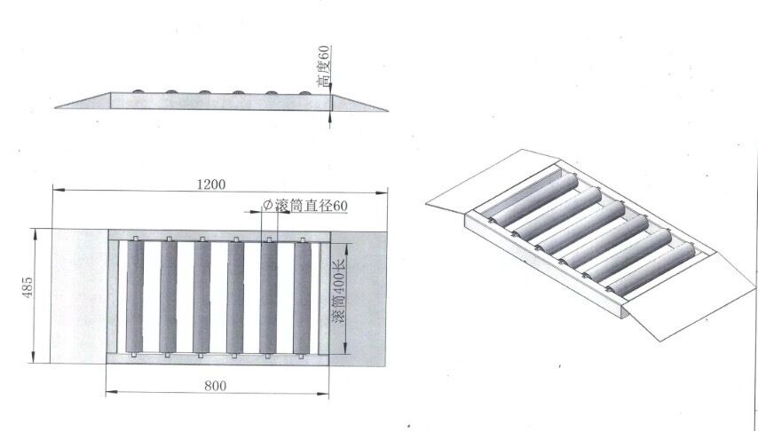 वाहन निरीक्षण उपकरण 4WD वाहनों के लिए पोर्टेबल CTZH फ्री रोलर