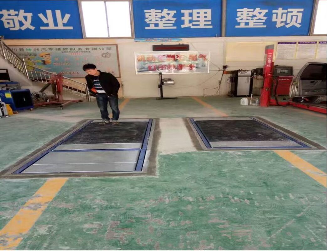 Cartesykj लक्जरी फ्लैट ब्रेक परीक्षक 3T 10T 15T वाहन निरीक्षण उपकरण वाहन परीक्षण लेन 2CTHPB-13 साइड स्लिप सस्पेंशन एक्सल लोड ब्रेक परीक्षक के साथ