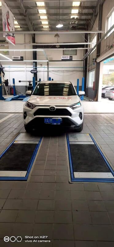 Cartesykj लक्जरी फ्लैट ब्रेक परीक्षक 3T 10T 15T वाहन निरीक्षण उपकरण वाहन परीक्षण लेन 2CTHPB-13 साइड स्लिप सस्पेंशन एक्सल लोड ब्रेक परीक्षक के साथ