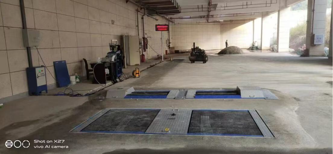 Cartesy Automobile Roller Brake Tester ForcesWith Axle Load CTFZ-10B  10T Vehicle Roller Brake Tester for heavy duty vehicles