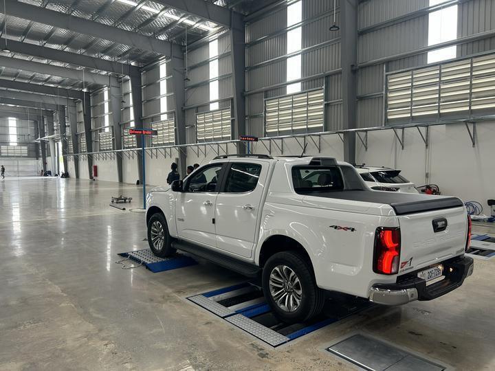 कार्टेसी ब्रांड CTGT-3-3C रोलर ट्रिनिटी वाहन परीक्षण लाइन रोलर ब्रेक परीक्षक हल्के वाहनों के लिए एक्सल लोड सिंगल प्लेट साइड स्लिप परीक्षक के साथ