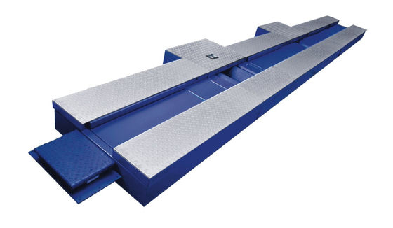 कार्टेसकीज 2 पहिया मोटरसाइकिल केंद्रीकृत परीक्षण बेंच मोटरसाइकिल परीक्षण लाइन वाहन निरीक्षण उपकरण 750KG क्षमता