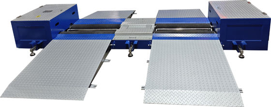 CTZD-2500M 3T वाहन परीक्षण लाइन वाहन निरीक्षण उपकरण के लिए पोर्टेबल चल ट्रक रोलर ब्रेक परीक्षक