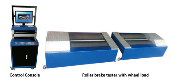 ट्रक रोलर ब्रेक टेस्टर बेल्ट वाहन निरीक्षण उपकरण 4 टन भार क्षमता CTFZ-3B लिफ्टिंग परीक्षण मशीन